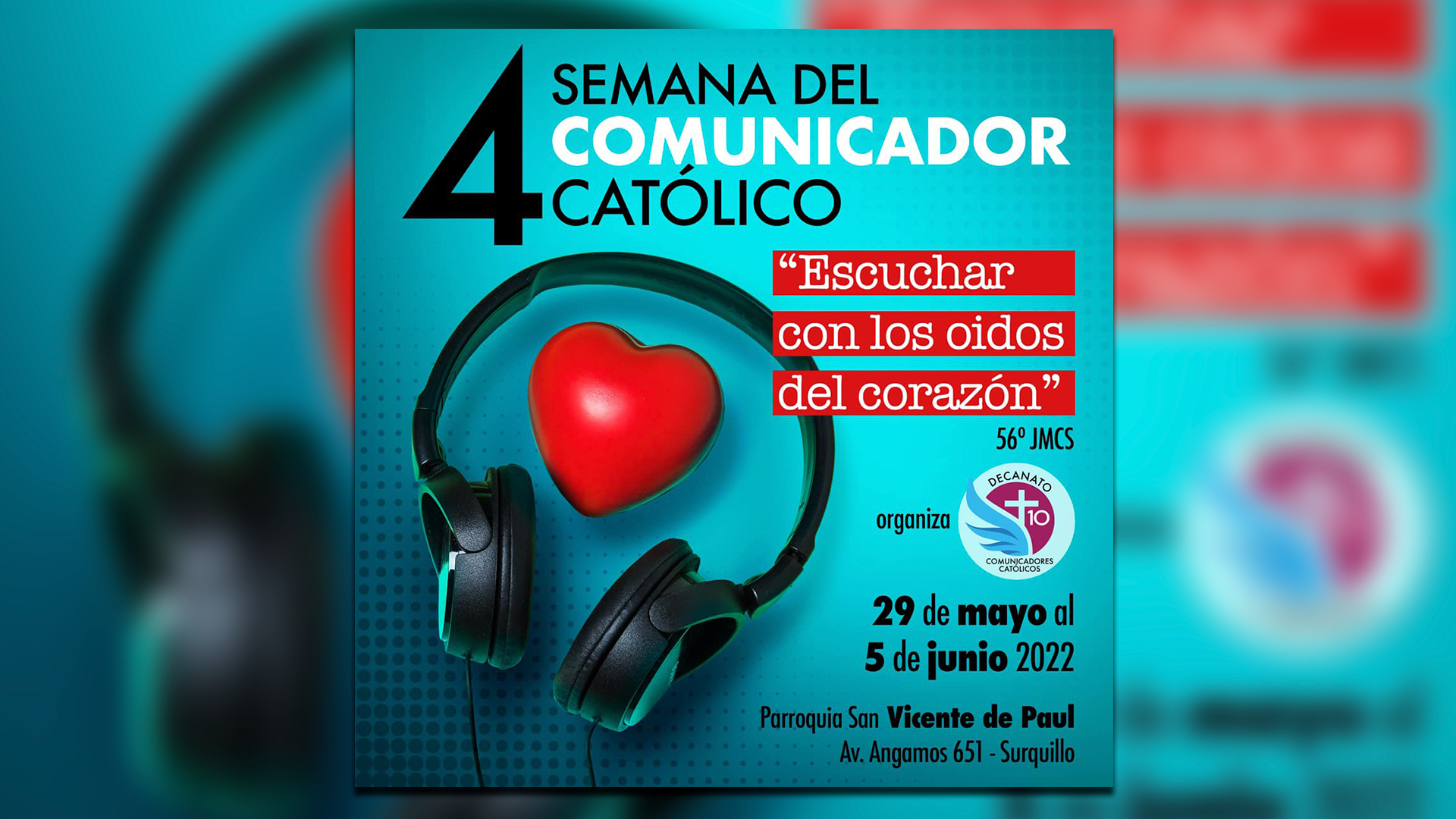 Iglesia en Lima: Parroquia San Vicente de Paul organiza Cuarta Semana del  Comunicador Católico – Noticias – Conferencia Episcopal Peruana